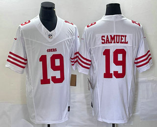 Men's San Francisco 49ers #19 Deebo Samuel Red 2023 FUSE Vapor Limited Stitched Jersey