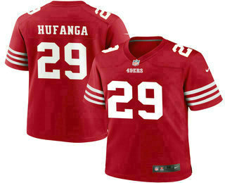 Men's San Francisco 49ers #29 Talanoa Hufanga 2022 New Red Vapor Untouchable Limited Stitched Jersey