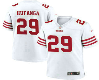 Men's San Francisco 49ers #29 Talanoa Hufanga 2022 New White Vapor Untouchable Limited Stitched Jersey