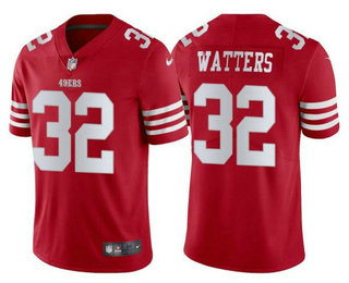 Men's San Francisco 49ers #32 Ricky Watters 2022 New Red Vapor Untouchable Limited Stitched Jersey