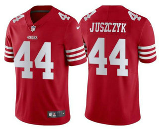 Men's San Francisco 49ers #44 Kyle Juszczyk 2022 New Red Vapor Untouchable Limited Stitched Jersey