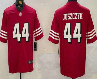 Men's San Francisco 49ers #44 Kyle Juszczyk Limited Red Throwback Vapor Jersey