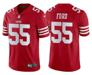 Men's San Francisco 49ers #55 Dee Ford 2022 New Red Vapor Untouchable Limited Stitched Jersey