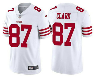 Men's San Francisco 49ers #87 Dwight Clark 2022 New White Vapor Untouchable Limited Stitched Jersey