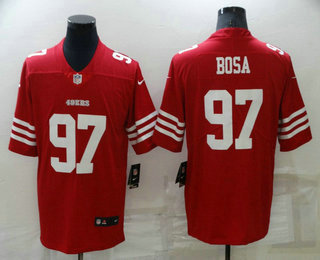 Men's San Francisco 49ers #97 Nike Bosa 2022 New Red Vapor Untouchable Limited Stitched Jersey