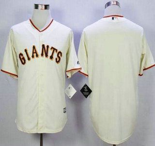 Men's San Francisco Giants Blank 2015 MLB Cool Base Jersey