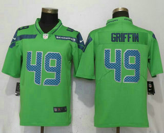 Men's Seattle Seahawks #49 Shaquem Griffin Green 2018 Vapor Untouchable Stitched NFL Nike Limited Jersey