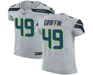 Men's Seattle Seahawks #49 Shaquem Griffin Grey Alternate 2018 Vapor Untouchable Stitched NFL Nike Elite Jersey