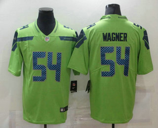 Men's Seattle Seahawks #54 Bobby Wagner Green 2017 Vapor Untouchable Stitched NFL Nike Limited Jersey