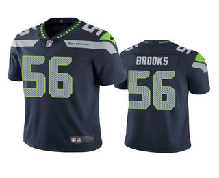 Men's Seattle Seahawks #56 Jordyn Brooks Navy 2020 NFL Draft Vapor Limited Jersey