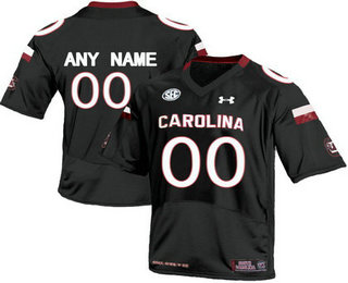 Men's South Carolina Gamecocks Customized College Football Jersey - Black