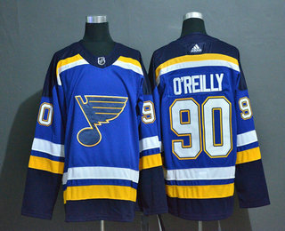 Men's St. Louis Blues #90 Ryan O'Reilly Blue Adidas Stitched NHL Jersey