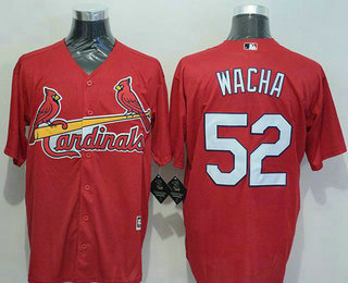 Men's St. Louis Cardinals #52 Michael Wacha Red New Cool Base Jersey