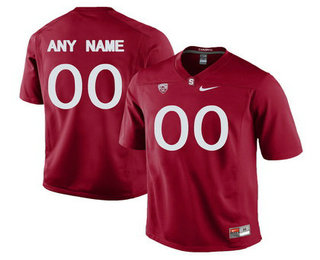 Men's Stanford Cardinal Customized College Football Jersey - Cardinal