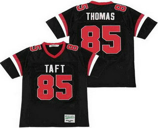 Men's Taft High School Toreadors #85 Michael Thomas Black Football Jersey