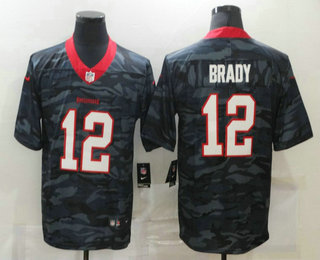 Men's Tampa Bay Buccaneers #12 Tom Brady 2020 Camo Limited Stitched Nike NFL Jersey