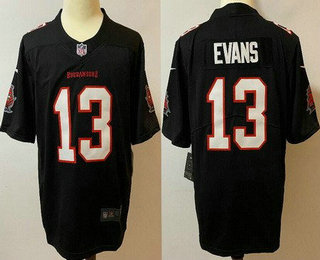 Men's Tampa Bay Buccaneers #13 Mike Evans Limited Black Vapor Untouchable Jersey