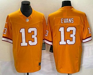 Men's Tampa Bay Buccaneers #13 Mike Evans Orange 2023 FUSE Vapor Untouchable Limited Stitched Jersey