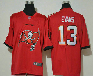 Men's Tampa Bay Buccaneers #13 Mike Evans Red 2020 Big Logo Vapor Untouchable Stitched NFL Nike Fashion Limited Jersey