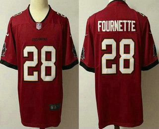 Men's Tampa Bay Buccaneers #28 Leonard Fournette Limited Red Vapor Untouchable Jersey