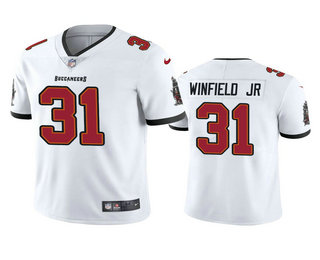 Men's Tampa Bay Buccaneers #31 Antoine Winfield Jr. White 2020 NFL Draft Vapor Limited Jersey