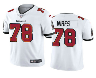 Men's Tampa Bay Buccaneers #78 Tristan Wirfs White 2020 NFL Draft Vapor Limited Jersey