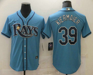 Men's Tampa Bay Rays #39 Kevin Kiermaier Light Blue Stitched MLB Cool Base Nike Jersey