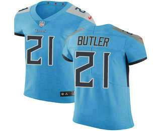 Men's Tennessee Titans #21 Malcolm Butler Light Blue 2018 Vapor Untouchable Stitched NFL Nike Elite Jersey