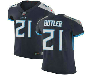 Men's Tennessee Titans #21 Malcolm Butler Navy Blue Alternate 2018 Vapor Untouchable Stitched NFL Nike Elite Jersey