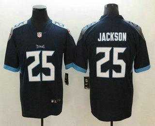 Men's Tennessee Titans #25 Adoree Jackson Nike Navy Blue New 2018 Vapor Untouchable Limited Jersey