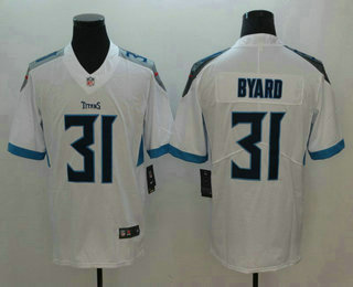 Men's Tennessee Titans #31 Kevin Byard Nike White New 2018 Vapor Untouchable Limited Jersey