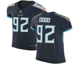 Men's Tennessee Titans #92 Kevin Dodd Navy Blue 2018 Vapor Untouchable Stitched NFL Nike Elite Jersey