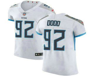 Men's Tennessee Titans #92 Kevin Dodd White 2018 Vapor Untouchable Stitched NFL Nike Elite Jersey