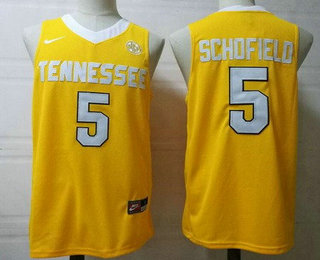 Men's Tennessee Volunteers #5 Admiral Schofield College Basketball Jersey