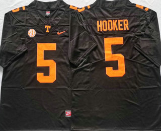 Men's Tennessee Volunteers #5 Hendon Hooker Black 2023 Vapor Untouchable Limited Stitched Nike Jersey