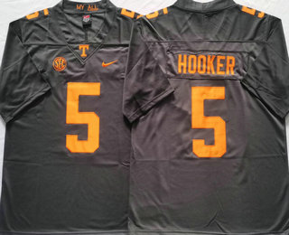 Men's Tennessee Volunteers #5 Hendon Hooker Grey 2023 Vapor Untouchable Limited Stitched Nike Jersey