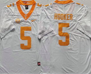 Men's Tennessee Volunteers #5 Hendon Hooker White 2023 Vapor Untouchable Limited Stitched Nike Jersey