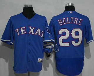 Men's Texas Rangers #29 Adrian Beltre Royal Blue 2016 Flexbase Stitched Baseball Jersey