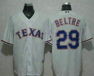 Men's Texas Rangers #29 Adrian Beltre White New Cool Base Jersey