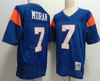 Men's The Movie Blue Mountain State #7 Alex Moran Purple Football Jersey