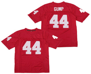 Men's Tom Hanks #44 Forrest Gump Movie Red Stitched Jersey