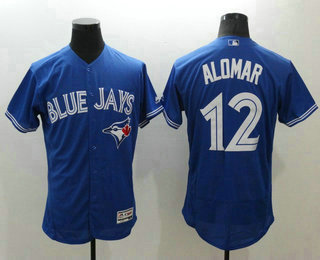 Men's Toronto Blue Jays #12 Roberto Alomar Blue Flexbase 2016 MLB Player Jersey