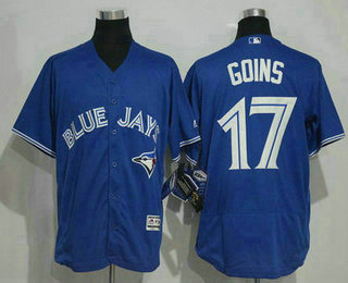 Men's Toronto Blue Jays #17 Ryan Goins Royal Blue 2016 Flexbase Majestic Baseball Jersey