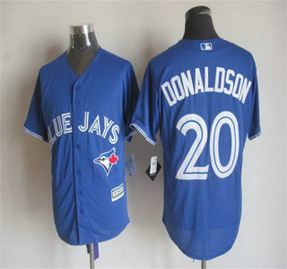 Men's Toronto Blue Jays #20 Josh Donaldson Alternate Blue 2015 MLB Cool Base Jersey