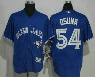 Men's Toronto Blue Jays #54 Roberto Osuna Blue 2016 Flexbase Majestic Baseball Jersey