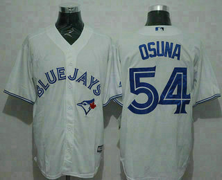 Men's Toronto Blue Jays #54 Roberto Osuna White New Cool Base Jersey