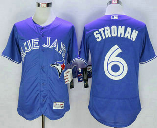 Men's Toronto Blue Jays #6 Marcus Stroman Blue Flexbase 2016 MLB Player Jersey