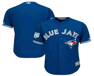 Men's Toronto Blue Jays Blank Blue 2019 Spring Training Cool Base Jersey