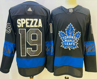 Men's Toronto Maple Leafs #19 Jason Spezza Black X Drew House Inside Out Stitched Jersey