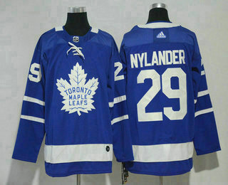 Men's Toronto Maple Leafs #29 William Nylander Royal Blue Home 2017-2018 Hockey Adidas Stitched NHL Jersey